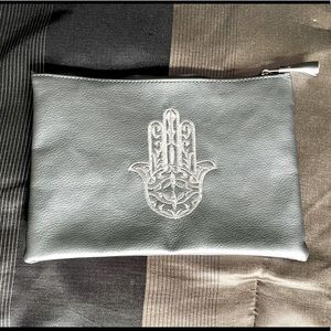 Moroccan Khamsa Hamsa large Pouch Wristlet
